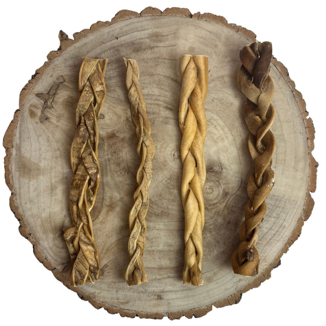 Beef Skin Braided 30cm 1pk