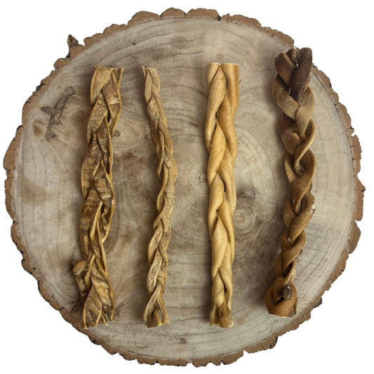 Beef Skin Braided 30cm 1pk